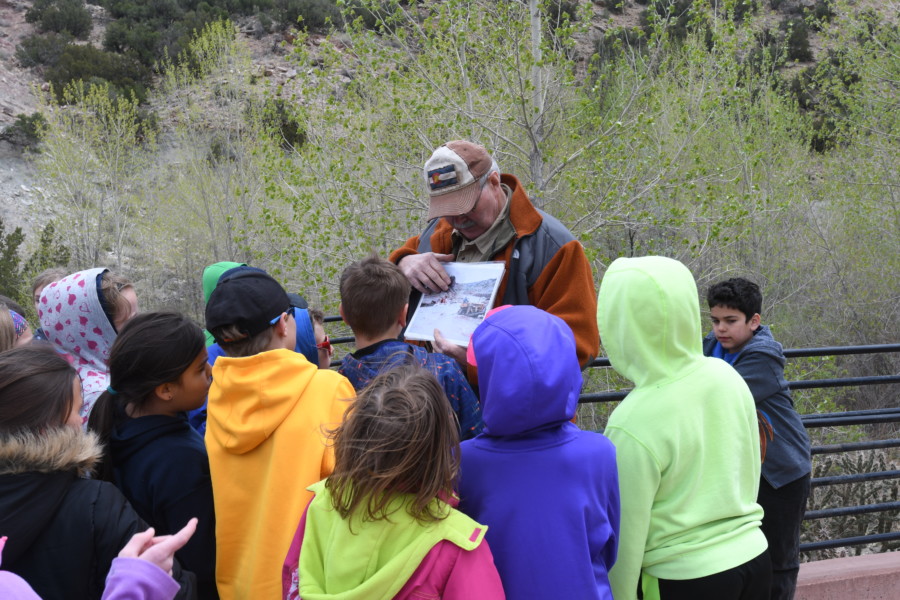 CLT Guide with kids from Canon City Schools Gifted & Talented students