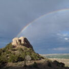 rock formation and rainbow in Canon City Colorado Jeep Tours