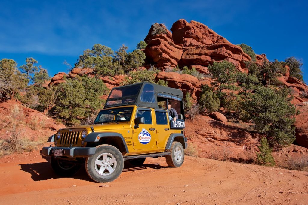 Colorado jeep tour in Red Canyon