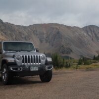 jeep in the mountains